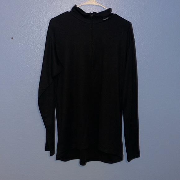 Marmot Black  Quarter Zip Pullover Men’s Size XL / Moosejaw. L - Picture 1 of 5